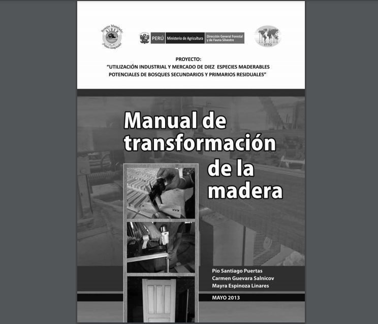 Manual PDF Gratis de transformación de la madera