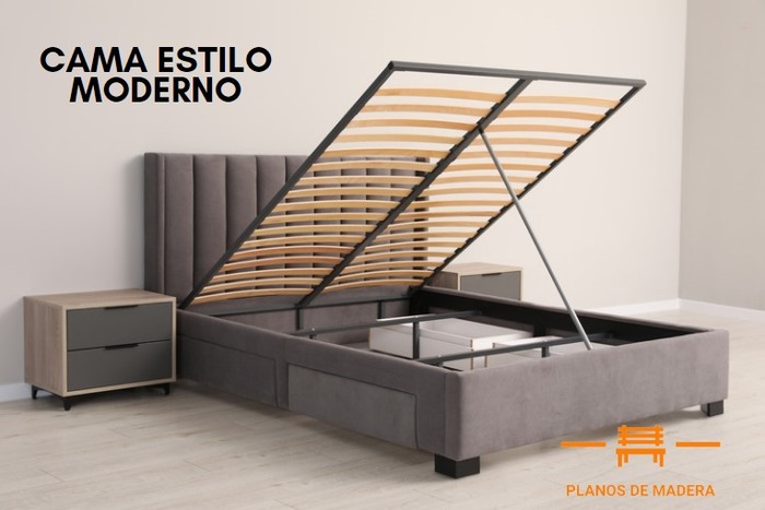 camas-de-madera-estilo-moderno